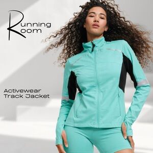 Reflective Running Jacket Mint Aqua | Performance Zip Up | Bundle & Save 🤑💰